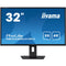 iiyama PROLITE XB3288UHSU-B5 32 Inch 4K Monitor, IPS, 3ms, 60hz, FreeSync, HDMIx2, Display Port, USB Hub, PIP, Speakers, Int PSU, Height Adjustable, VESA