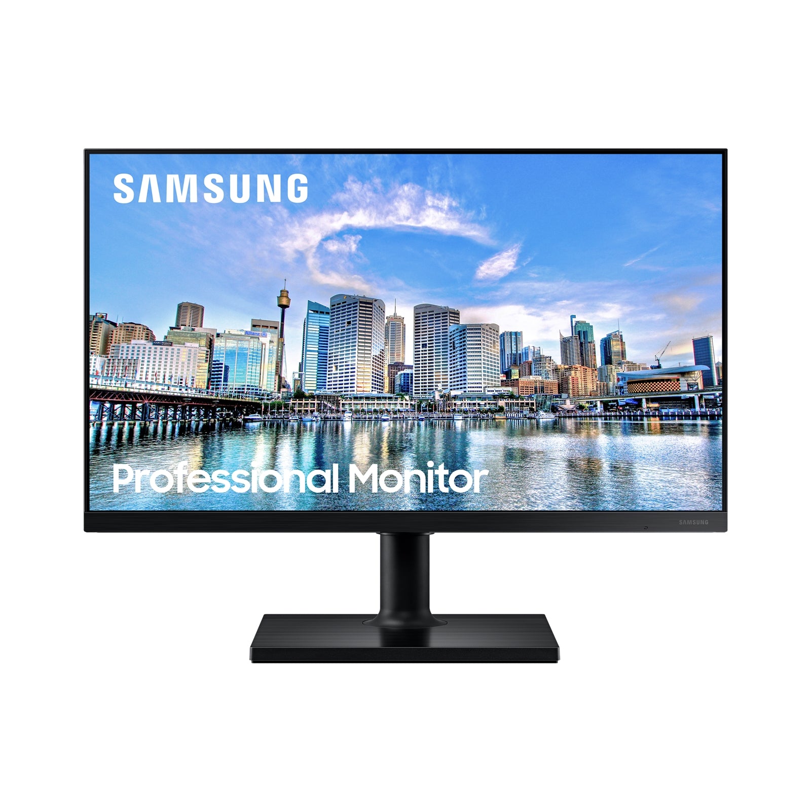 Samsung F24T450FQR T45F Series 24 Inch Full HD Monitor, 1080p, 75Hz, 5ms, IPS LED, 2x HDMI, DisplayPort, USB Hub, Height Adjustable, Pivot, Freesync, Internal PSU, VESA