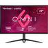 Viewsonic VX Series VX2718-PC-MHDJ 27" Curved Gaming Monitor, HDMI, Display Port, Full HD, 165Hz, 1ms, Freesync, Speakers, VESA, Height Adjust, Black