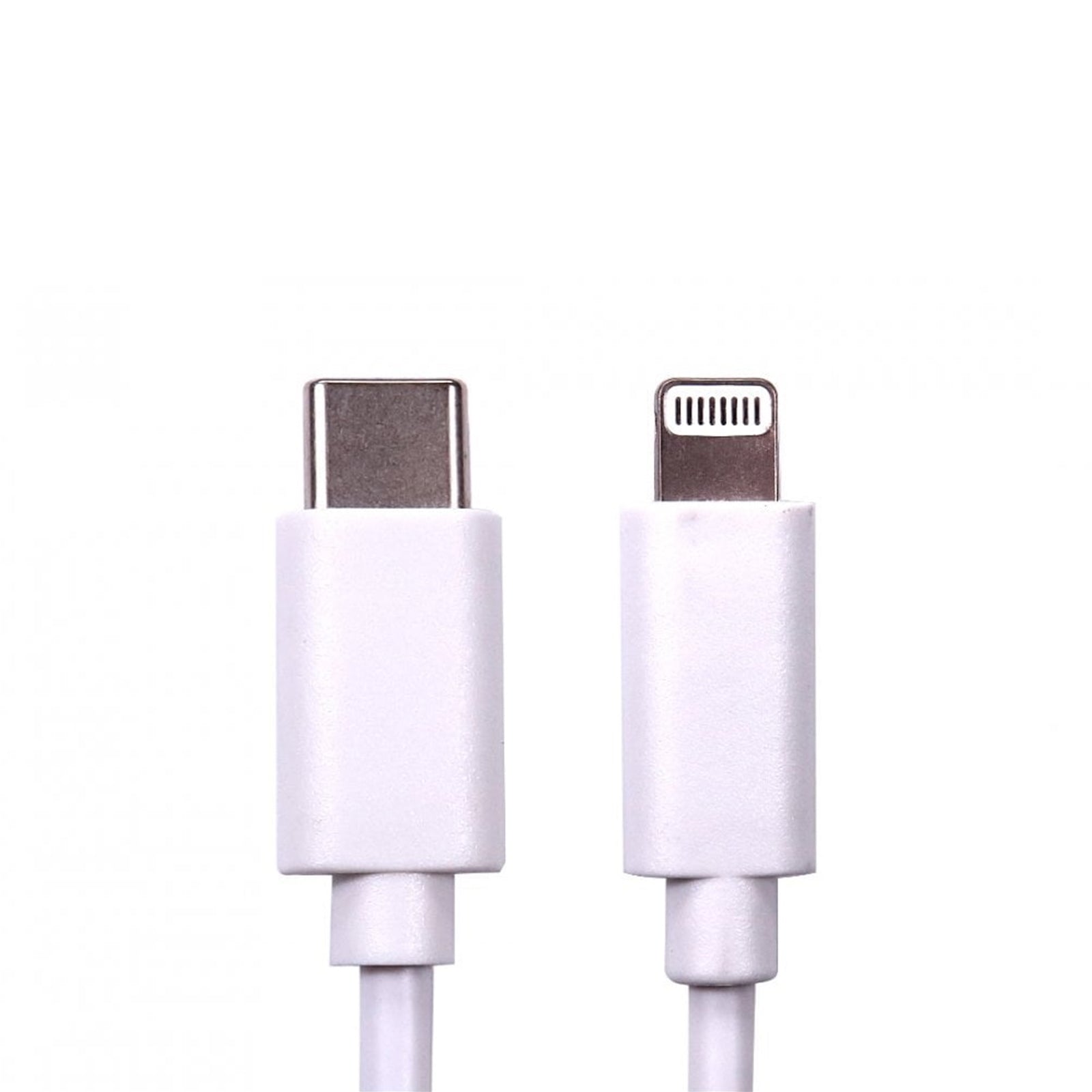 TARGET NLMOB-C-LT-2M Data Cable, USB 2.0 Type-C (M) to Apple Lightning (M), 2m, White, MFI Certified, 9V 2.2A Charging Power, White PVC Jacket, OEM Polybag Packaging - North East Peripherals Ltd