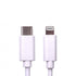 TARGET NLMOB-C-LT-2M Data Cable, USB 2.0 Type-C (M) to Apple Lightning (M), 2m, White, MFI Certified, 9V 2.2A Charging Power, White PVC Jacket, OEM Polybag Packaging - North East Peripherals Ltd