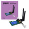 Prevo 300mbps N300 PCI Express Wireless Adapter with Additional Low Profile Bracket