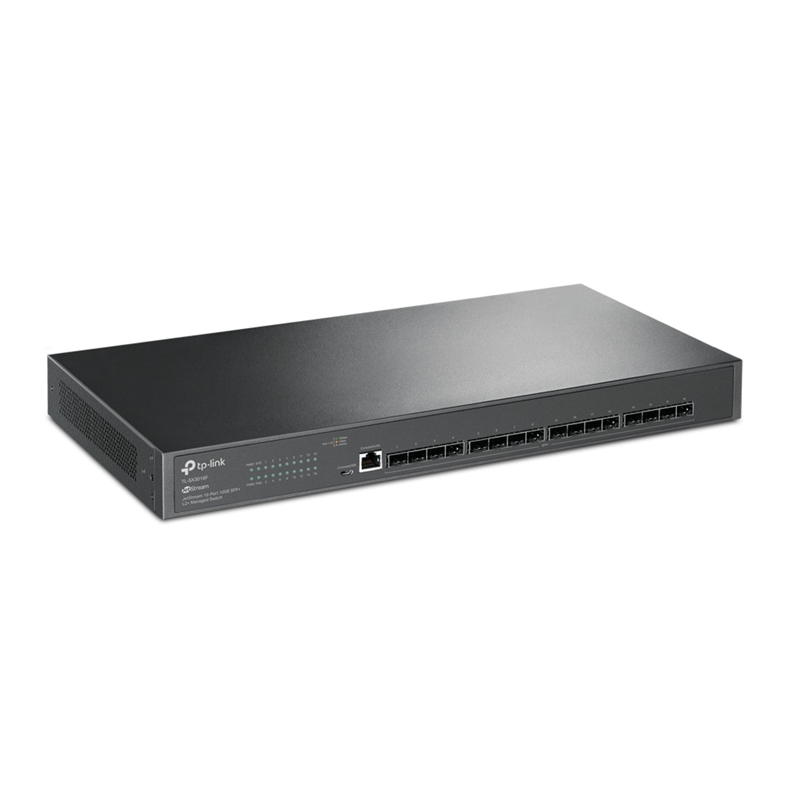 TP-Link JetStream TL-SX3016F 16-Port Metal 10GE SFP+ L2+ Managed Switch