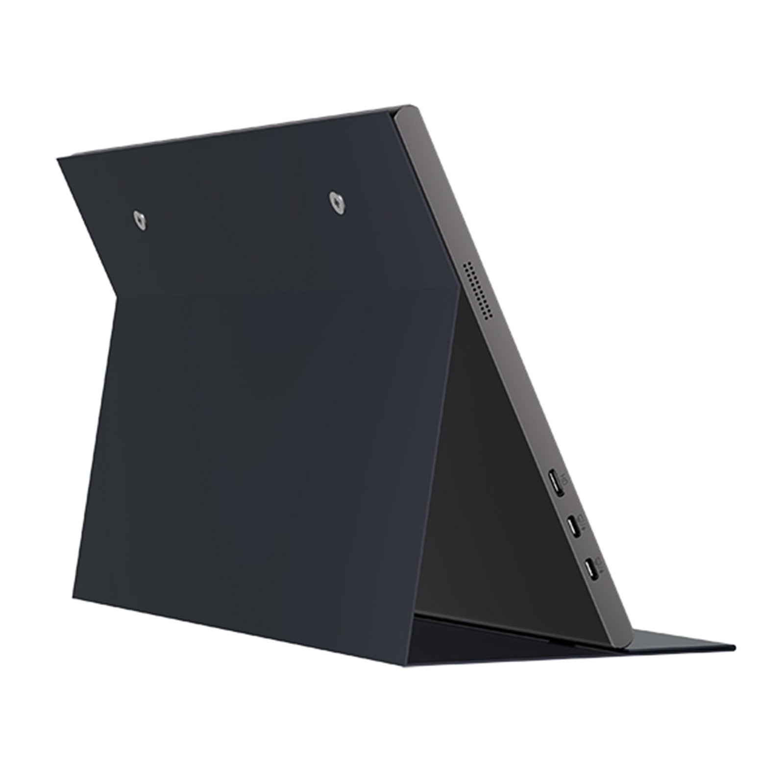 piXL PM156C 15.6 Inch Full HD 60Hz IPS Portable Monitor with USB-C, Mini HDMI & Speakers with Foldable Case & Stand