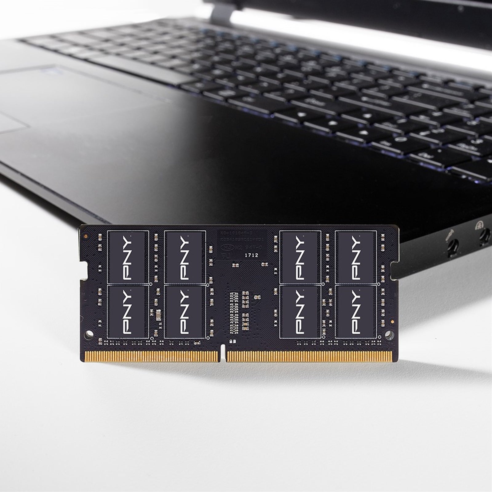 PNY (MN16GBSD43200-SI) 16GB, PERFORMANCE DDR4 3200MHz, SODIMM Notebook Memory, CL22, Single channel