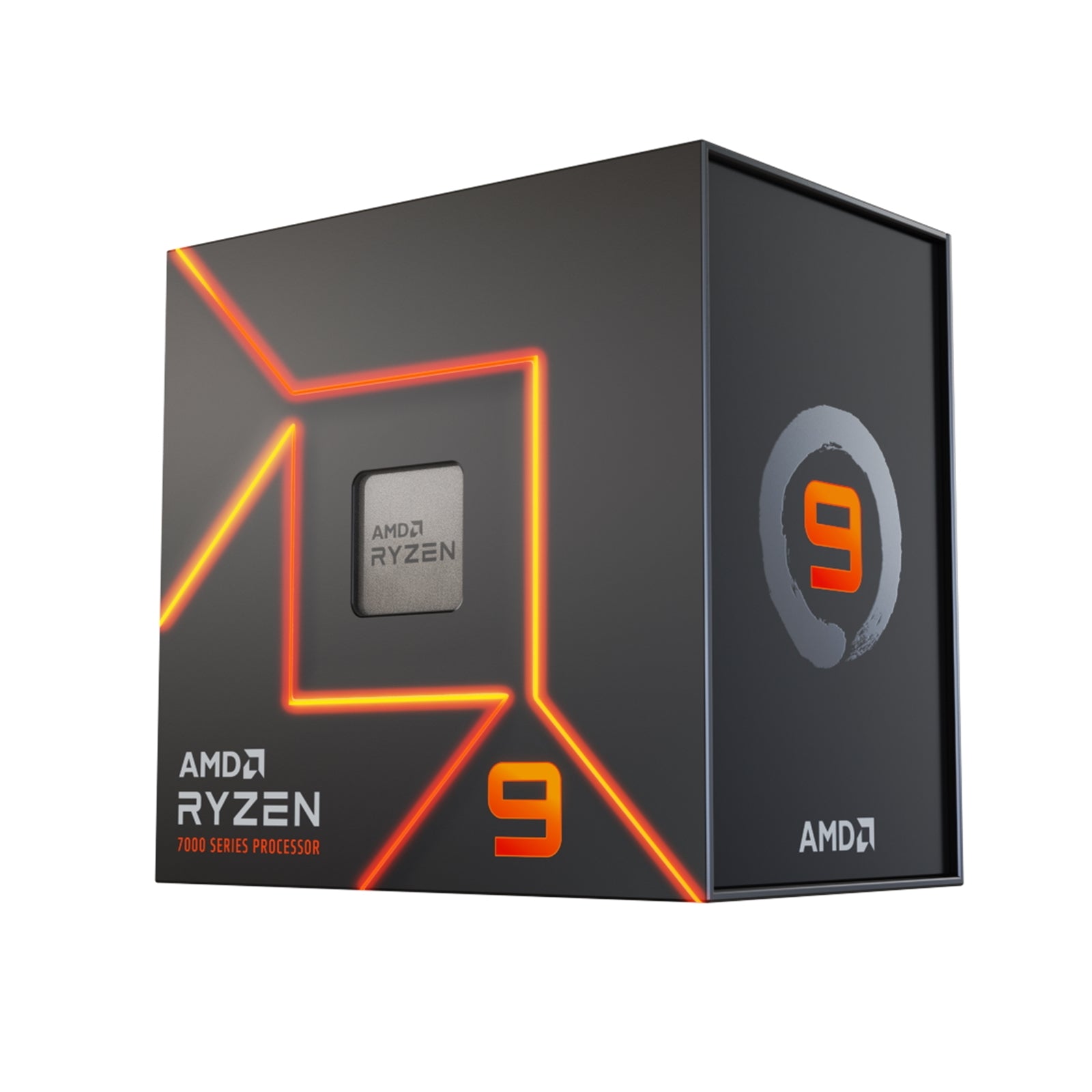 AMD Ryzen 9 7900X CPU, AM5, 4.7GHz (5.6 Turbo), 12-Core, 170W (230W Turbo), 76MB Cache, 5nm, 7th Gen, Radeon Graphics, NO HEATSINK/FAN