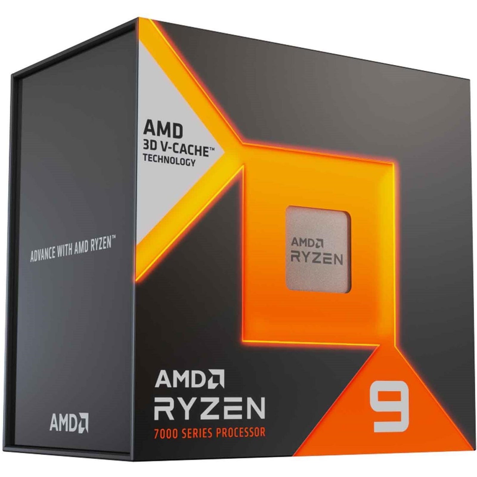 AMD Ryzen 9 7900X3D CPU, AM5, 4.4GHz (5.6 Turbo), 12-Core, 120W, 140MB Cache, 5nm, 7th Gen, Radeon Graphics, NO HEATSINK/FAN