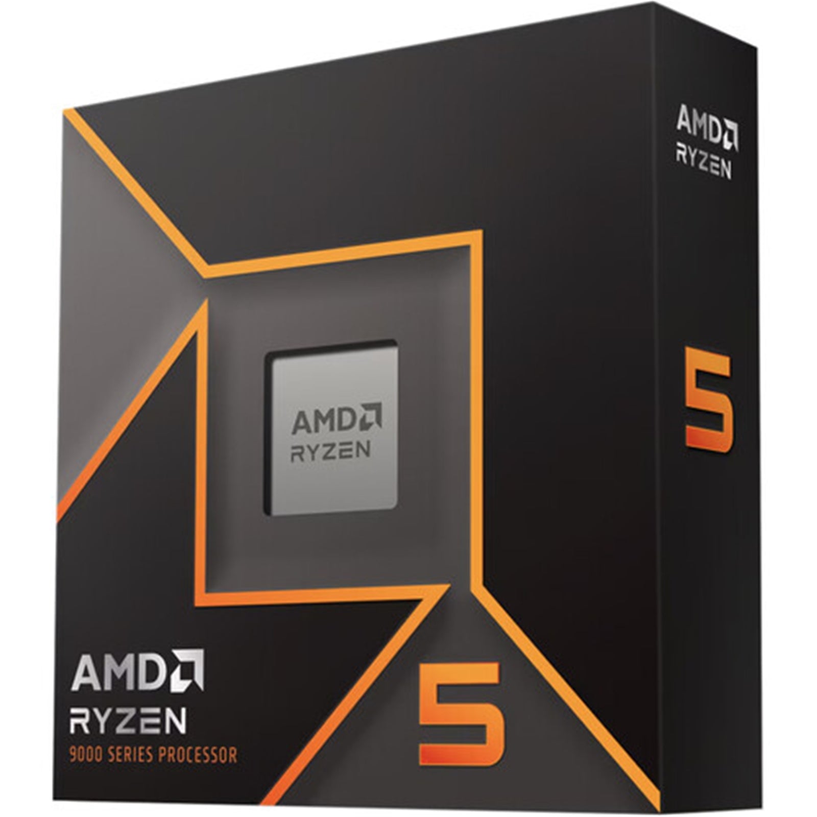 AMD Ryzen 5 9600X CPU, AM5, 3.9GHz (5.4 Turbo), 6-Core, 65W, 38MB Cache, 4nm, 9th Gen, Radeon Graphics, NO HEATSINK/FAN