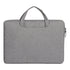 Prevo 15.6 Inch Laptop Bag, Cushioned Lining, With Shoulder Strap, Light Grey