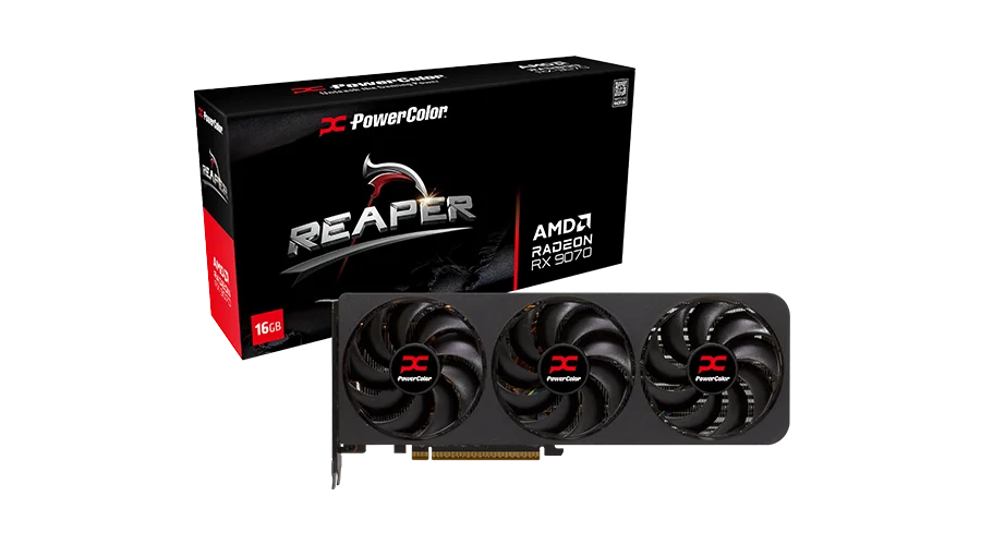 PowerColor Radeon RX 9070 Reaper 16GB GDDR6