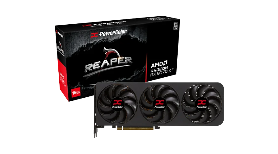 PowerColor Radeon RX 9070 XT Reaper 16GB GDDR6