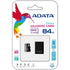 Adata Premier 64GB Micro SDHC UHS-I Class 10 Memory Card with Adaptor