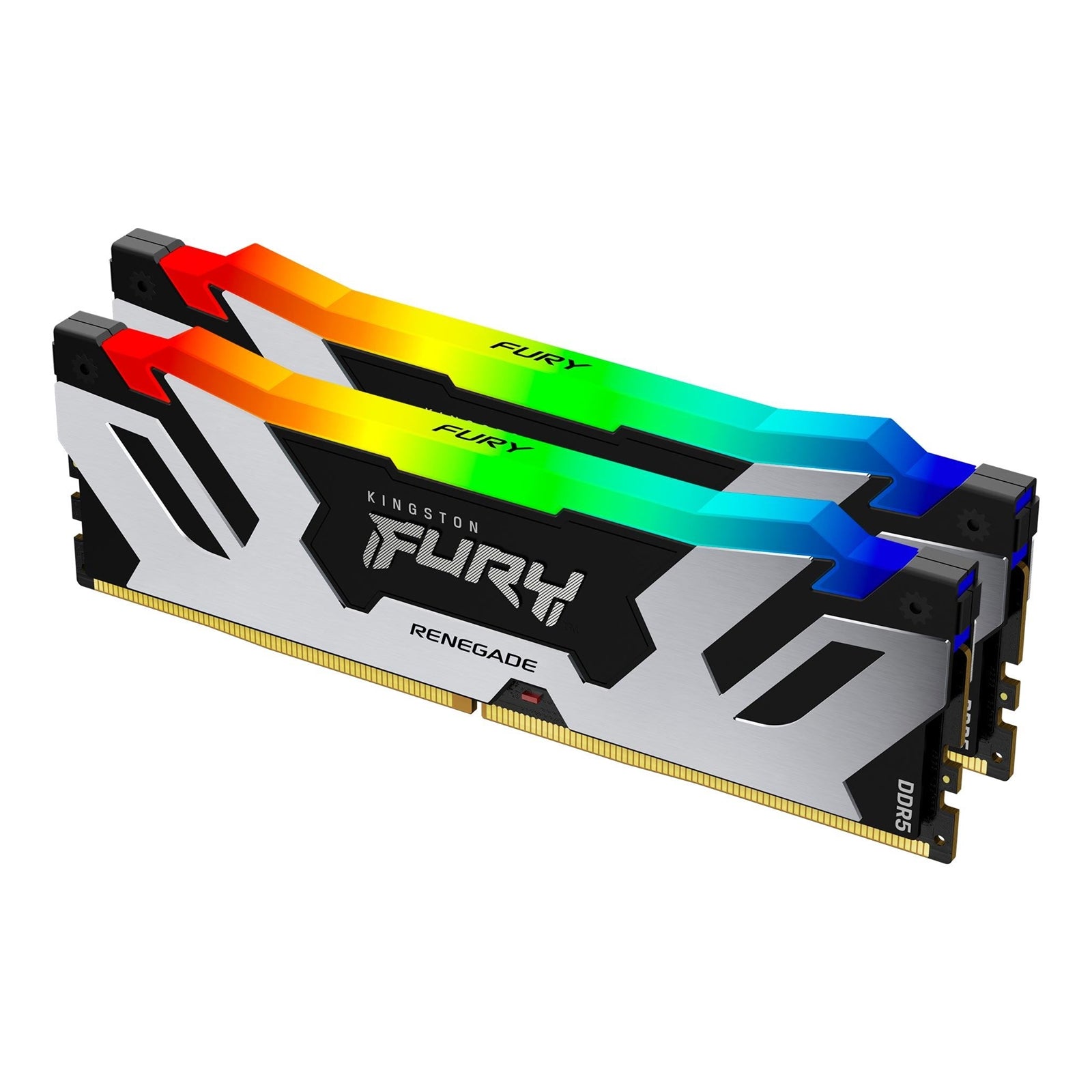 Kingston FURY Renegade RGB KF560C32RSAK2-96 96GB (48GB x2) DDR5 6000MT/s Silver/Black DIMM [XMP]