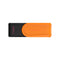 Kingston DataTraveler Exodia S DTXS/256GB USB Flash Drive, 256GB, USB 3.2, Black/Orange, Swivel Cap Design