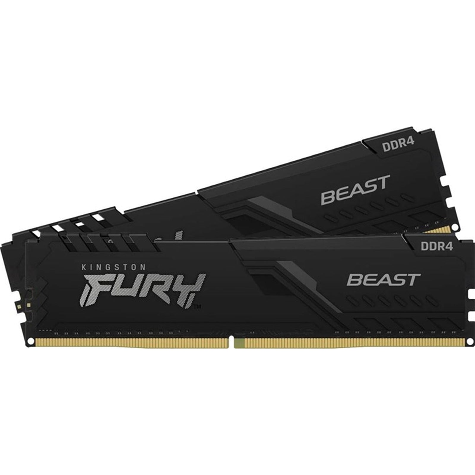 Kingston Fury Beast 64GB Kit (2 x 32GB), DDR4, 3200MHz (PC4-25600), CL16, XMP, DIMM Memory