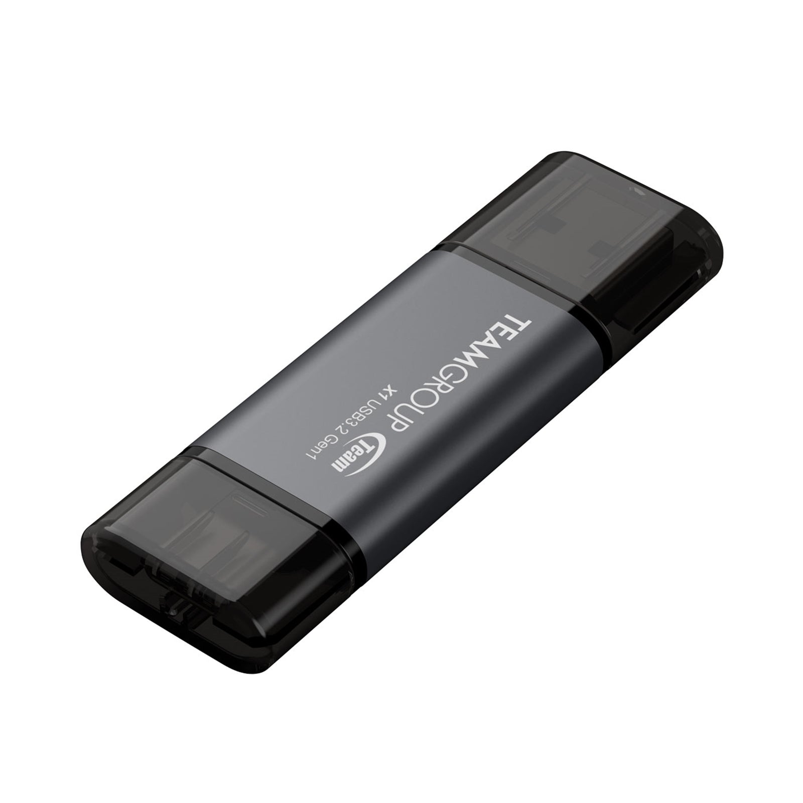 Team TX1364GC01 2 in 1 Dual OTG 64GB Flash Drive, X1 USB 3.2 Gen1, Type C & A, Plug and Play