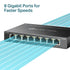 TP-Link TL-SG108E 8-Port Metal Gigabit Easy Smart Switch