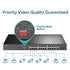 TP-Link TL-SL1226P 24-Port Metal 10/100Mbps + 2-Port Gigabit Unmanaged PoE+ Switch (250W)