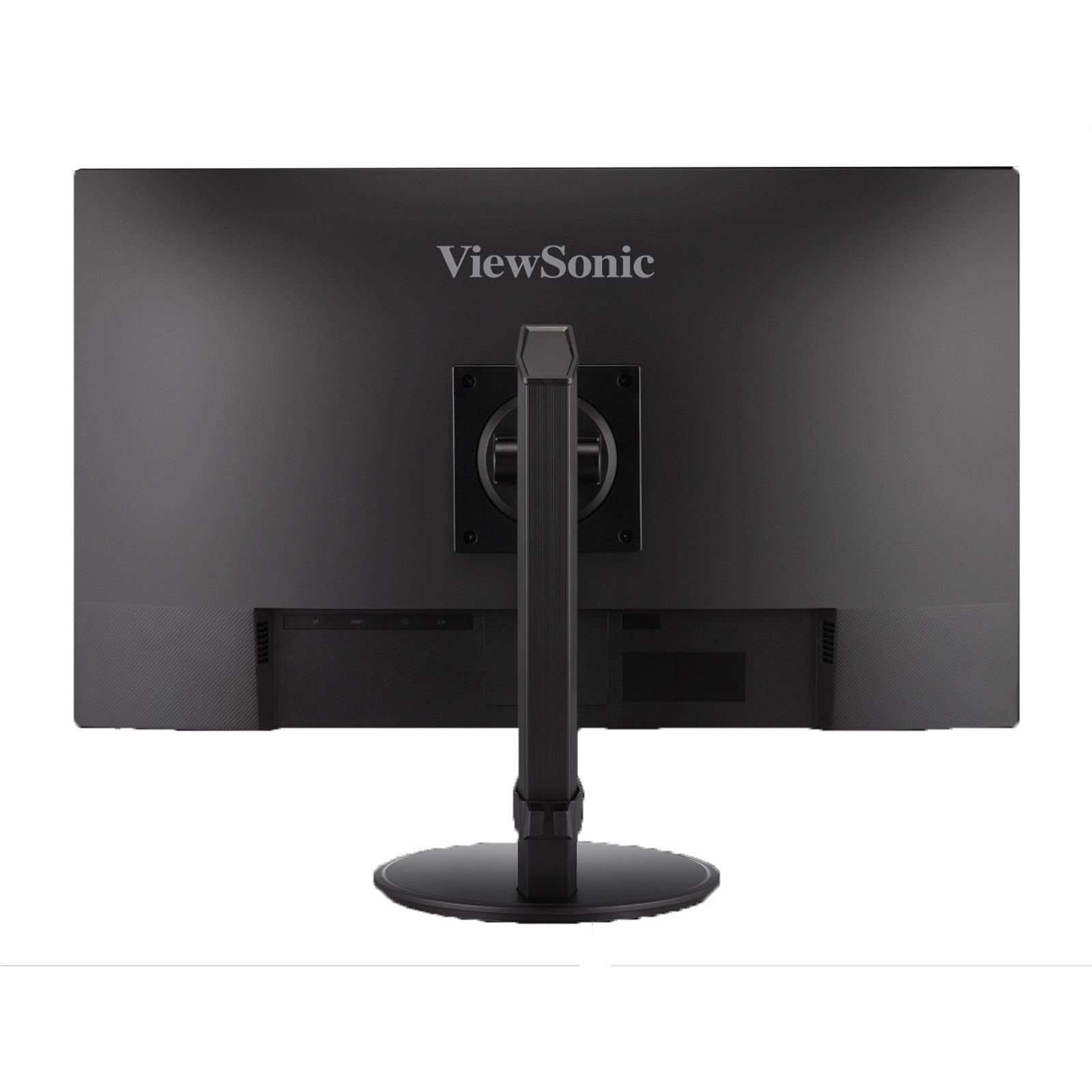ViewSonic VA2708-HDJ 27-inch IPS monitor displaying full HD screen with adjustable height, pivot, swivel, and multiple video ports.