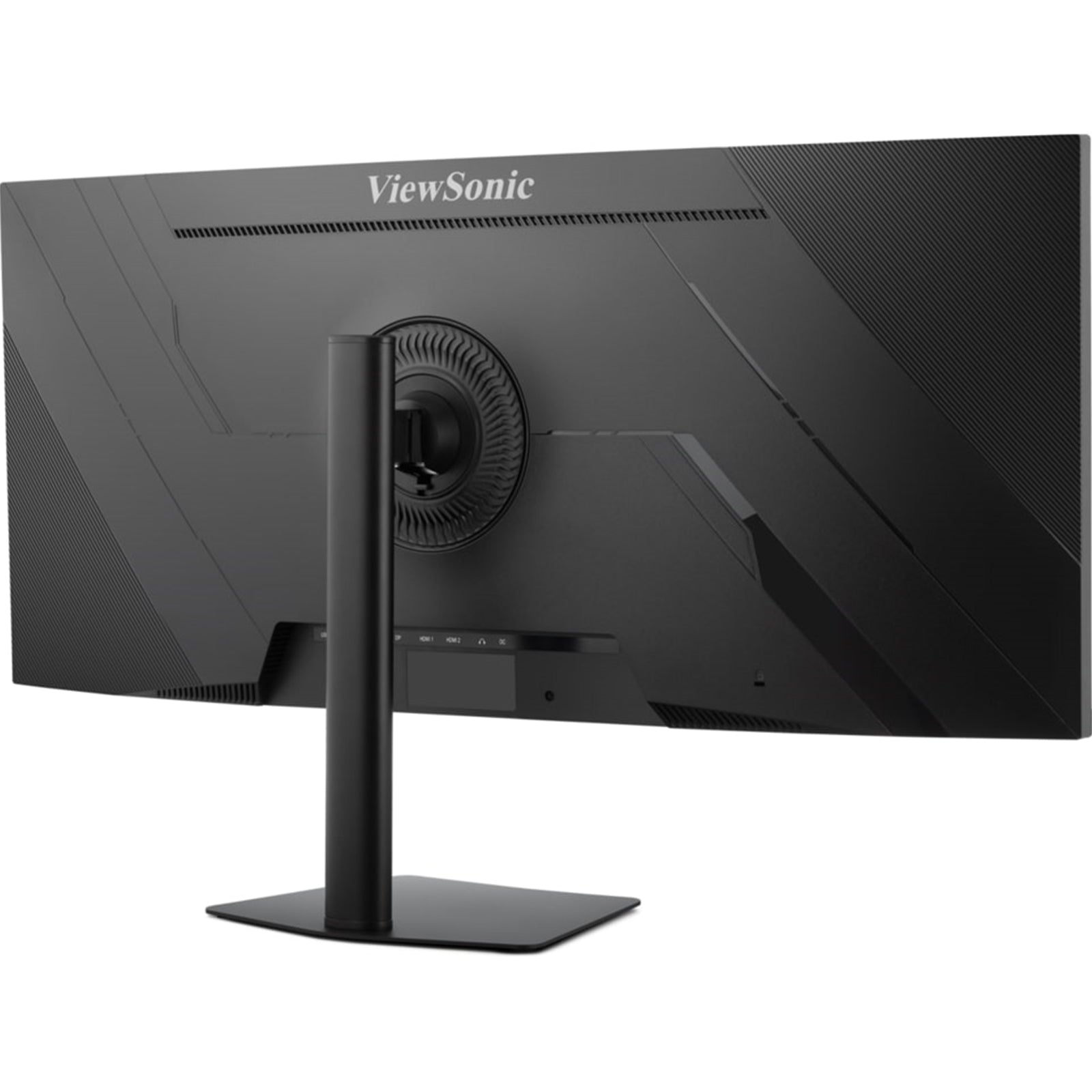 ViewSonic VA3820C 38-inch ultra-wide curved LED monitor with USB-C, HDMI, DisplayPort, speakers, and height adjustment.
