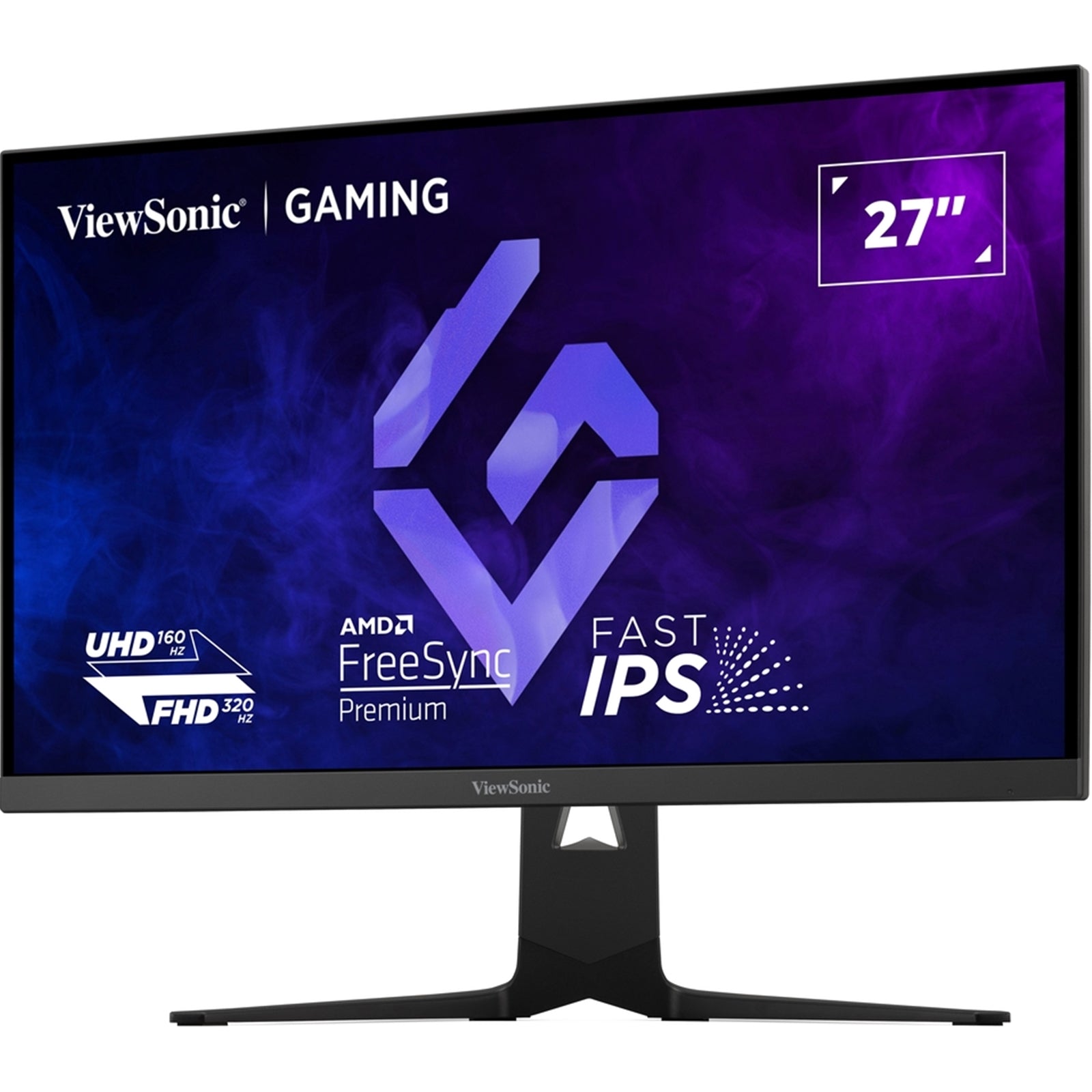 Viewsonic XG275D1-4K  27 Inch Dual Mode 4K IPS Gaming Monitor, 0.5ms, 160Hz, HDMI, DisplayPort, Freesync, Height Adjustable, Swivel, Speakers, VESA